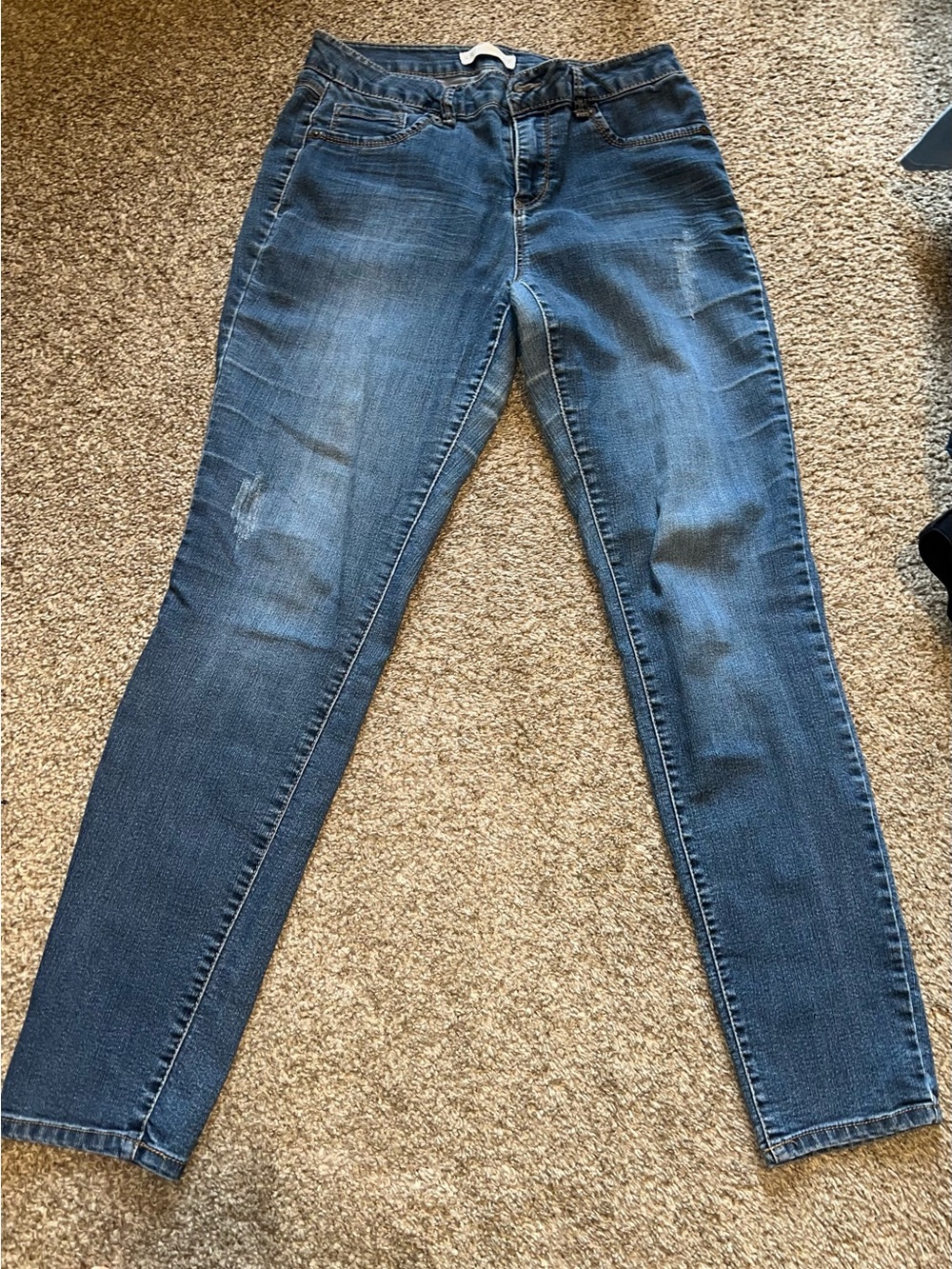 Fashion Nova Dark Blue Skinny Jeans
